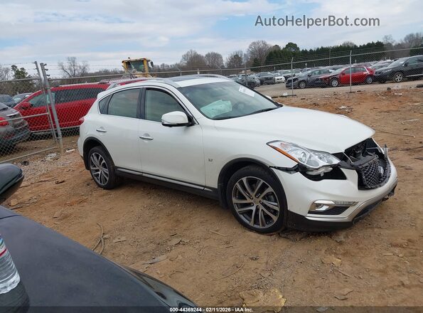 JN1BJ0RR0HM412871 2017 INFINITI QX50 White Widok wnętrza 360 stopni