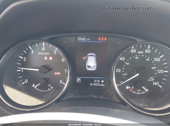 JN1BJ1AV7MW570816 2021 NISSAN ROGUE Black Widok tylnych siedzeń