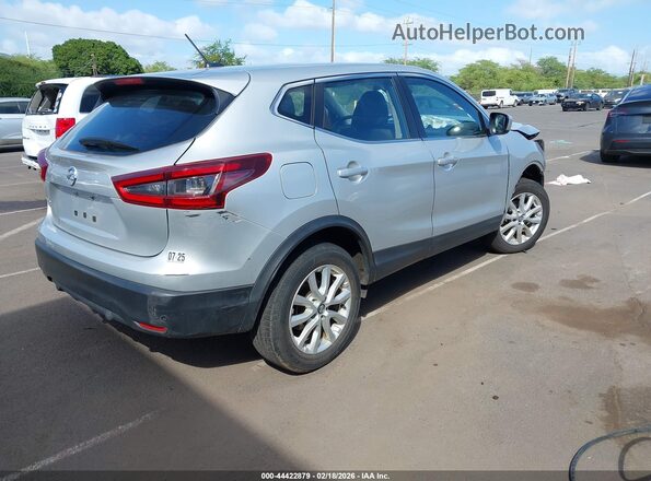 JN1BJ1AV8NW344544 2022 NISSAN ROGUE Silver Rear right