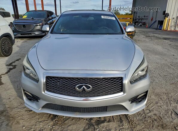 JN1BY1AP1KM505109 2019 INFINITI Q70 Silver Widok z przodu