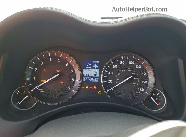 JN1BY1AP1KM505109 2019 INFINITI Q70 Silver Widok zestawu wskaźników