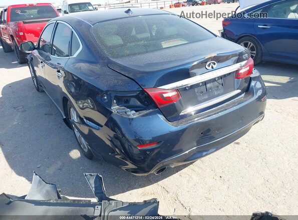 JN1BY1AP6JM180522 2018 INFINITI Q70 Blue Rear left