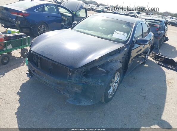 JN1BY1AP6JM180522 2018 INFINITI Q70 Blue Front left