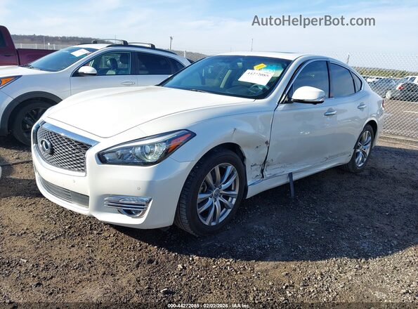 JN1BY1AP6JM180696 2018 INFINITI Q70 White Przód lewy