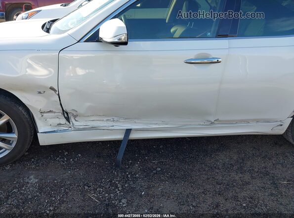 JN1BY1AP6JM180696 2018 INFINITI Q70 White Widok z przodu