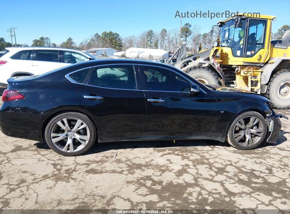 JN1BY1AP6KM505512 2019 INFINITI Q70 Черный Вид задней части салона