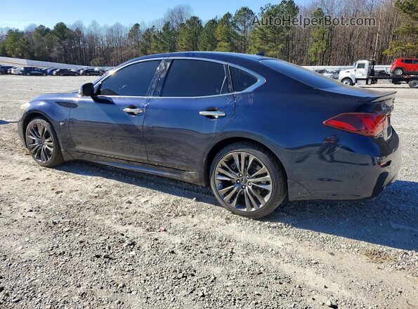 JN1BY1AP8HM740440 2017 INFINITI Q70 Blue Trasero izquierdo