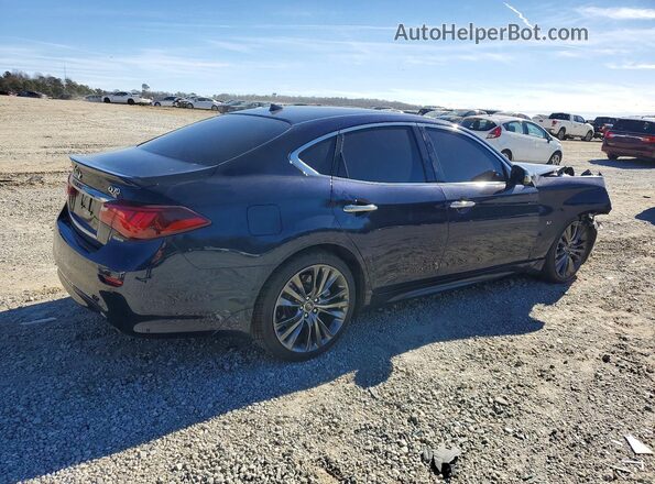 JN1BY1AP8HM740440 2017 INFINITI Q70 Blue Trasero derecho