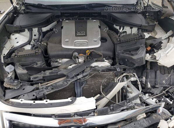 JN1BY1AP8KM505592 2019 INFINITI Q70 Белый Вид задней части салона