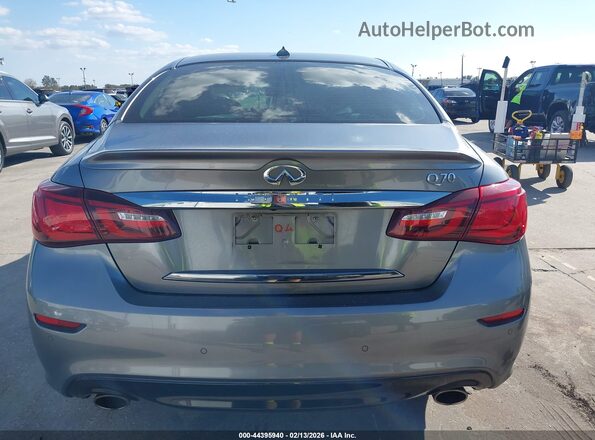 JN1BY1AP9JM180790 2018 INFINITI Q70 Gray 