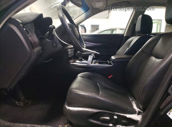 JN1BY1AR5HM770514 2017 INFINITI Q70 Black წინა სალონის ხედი