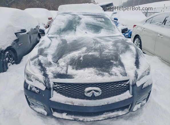 JN1BY1AR5HM770514 2017 INFINITI Q70 Black წინა ხედი