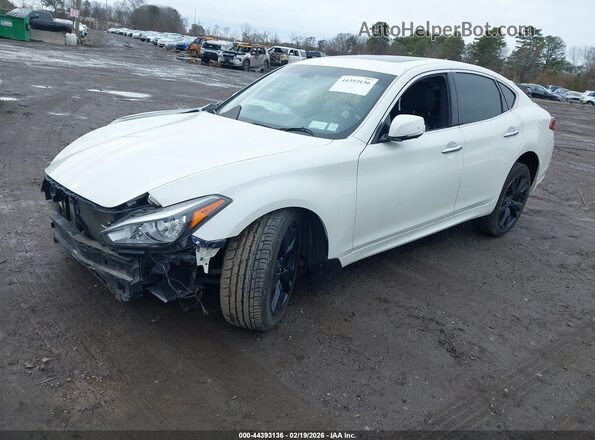 JN1BY1AR8HM770801 2017 INFINITI Q70 White Передня ліва чверть