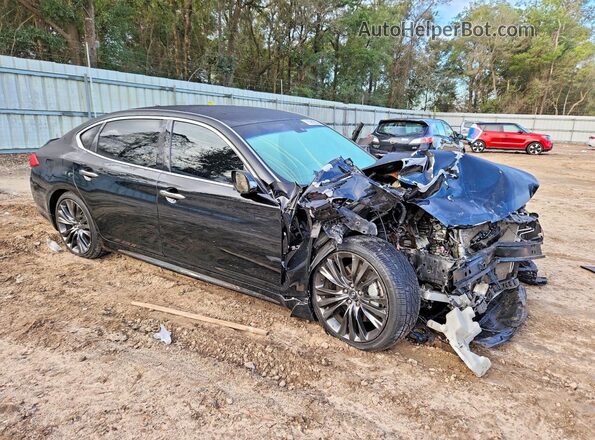 JN1BY1PP0KM685237 2019 INFINITI Q70L Black Передня права чверть