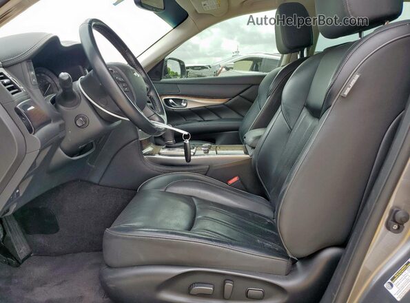 JN1BY1PP8KM685552 2019 INFINITI Q70L Серый Вид салона спереди