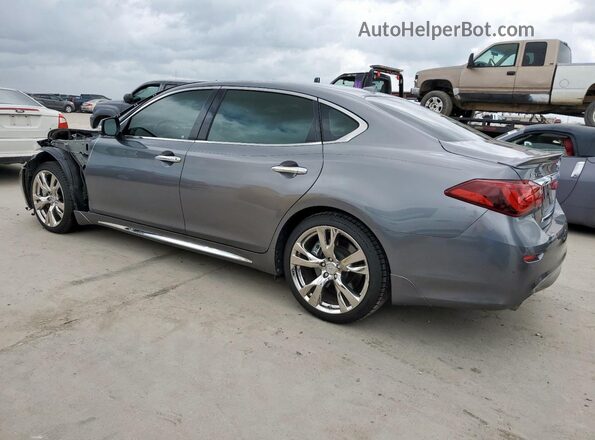 JN1BY1PP8KM685552 2019 INFINITI Q70L Серый Задняя левая четверть