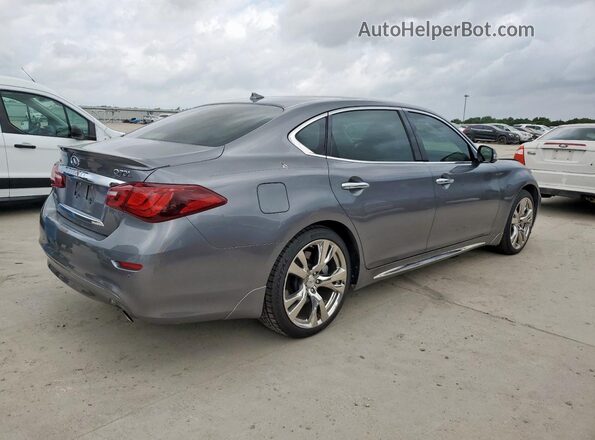 JN1BY1PP8KM685552 2019 INFINITI Q70L Серый Задняя правая четверть