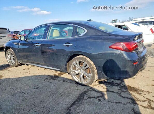 JN1BY1PR0KM720070 2019 INFINITI Q70L Black უკანა მარცხენა