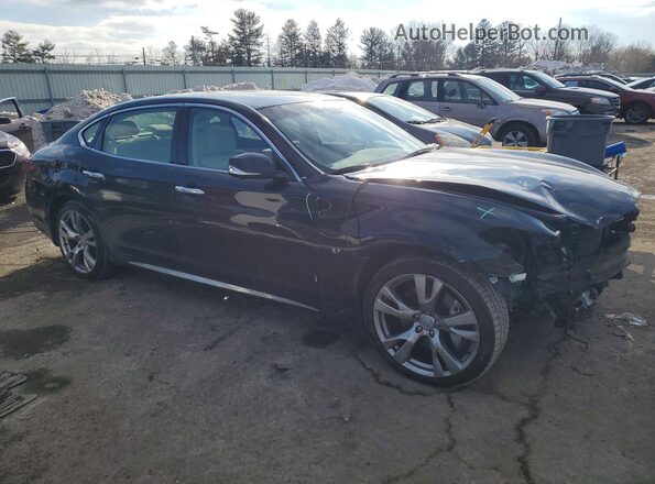 JN1BY1PR0KM720070 2019 INFINITI Q70L Black წინა მარჯვენა