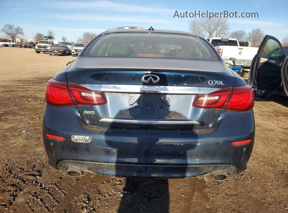 JN1BY1PR2GM720739 2016 INFINITI Q70L Black Rear view
