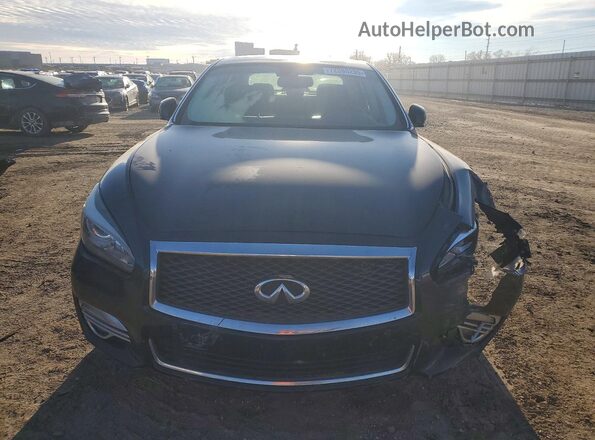 JN1BY1PR2GM720739 2016 INFINITI Q70L Black Front view
