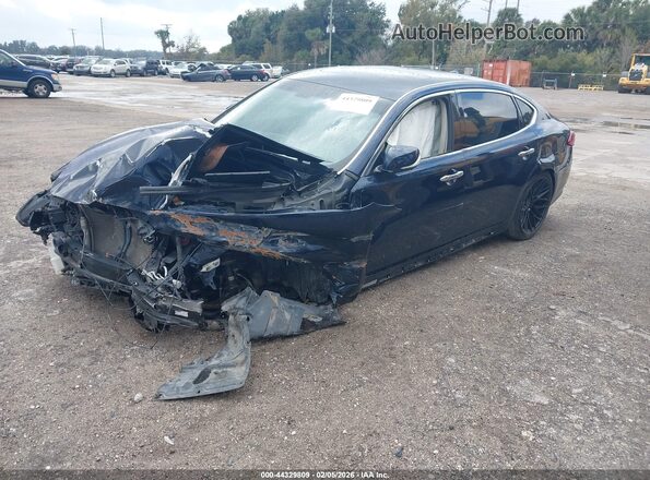 JN1BY1PR3JM370674 2018 INFINITI Q70L Blue 