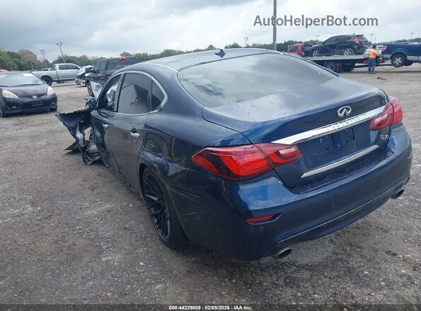JN1BY1PR3JM370674 2018 INFINITI Q70L Blue 