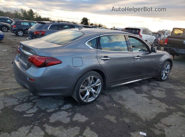 JN1BY1PR9JM370307 2018 INFINITI Q70L Gray 