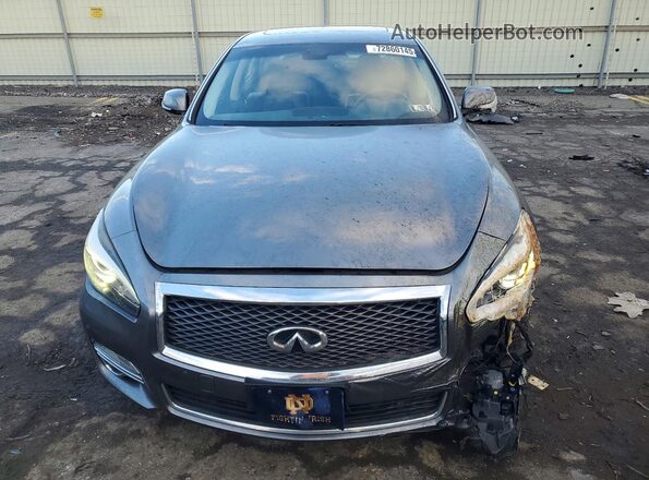 JN1BY1PR9JM370307 2018 INFINITI Q70L Gray 