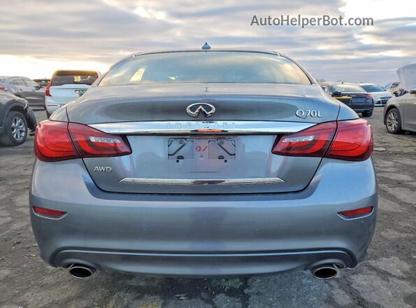 JN1BY1PR9JM370307 2018 INFINITI Q70L Gray 
