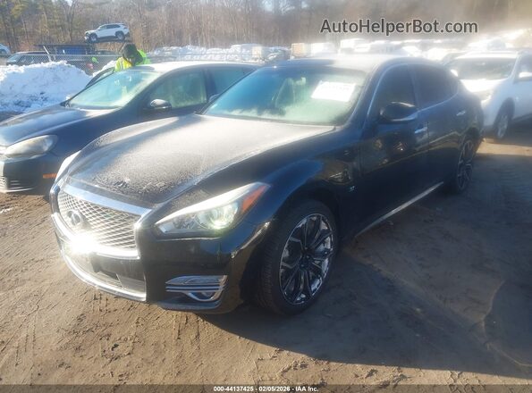 JN1BY1PRXJM370090 2018 INFINITI Q70L Black 
