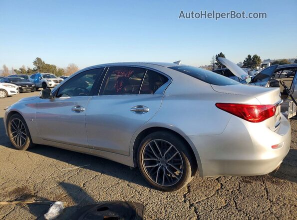JN1CV7AP0HM641840 2017 INFINITI Q50 Silver Rear left