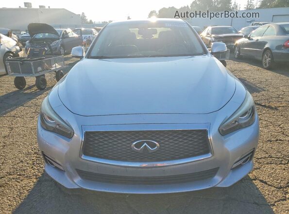 JN1CV7AP0HM641840 2017 INFINITI Q50 Silver Front view