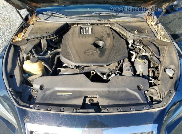 JN1CV7AP3HM642657 2017 INFINITI Q50 Black Вид задньої частини салону