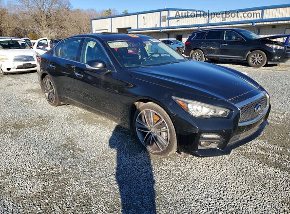 JN1CV7AP3HM642657 2017 INFINITI Q50 Black Передня права чверть