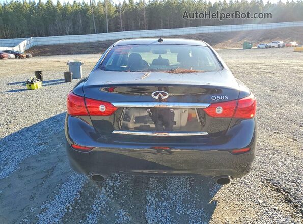 JN1CV7AP3HM642657 2017 INFINITI Q50 Black Вид ззаду