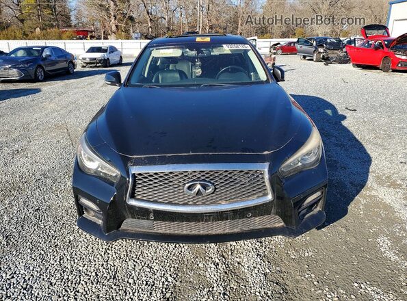 JN1CV7AP3HM642657 2017 INFINITI Q50 Black Вид спереду