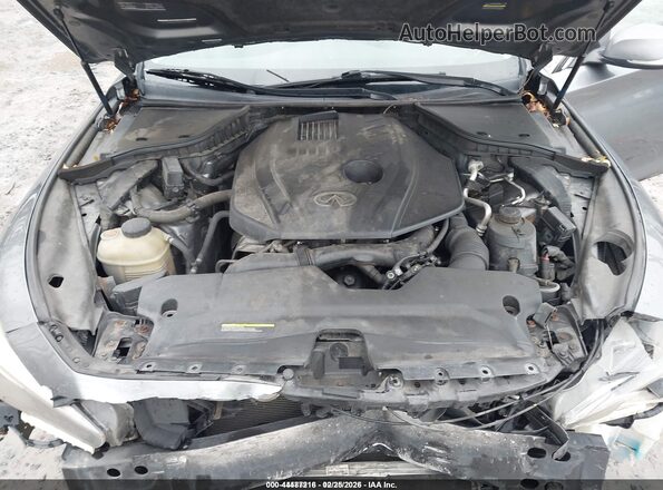 JN1CV7AR9HM681710 2017 INFINITI Q50 Gray Вид ззаду