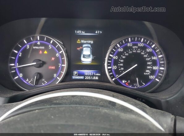JN1CV7AR9HM681710 2017 INFINITI Q50 Gray Вид задніх сидінь