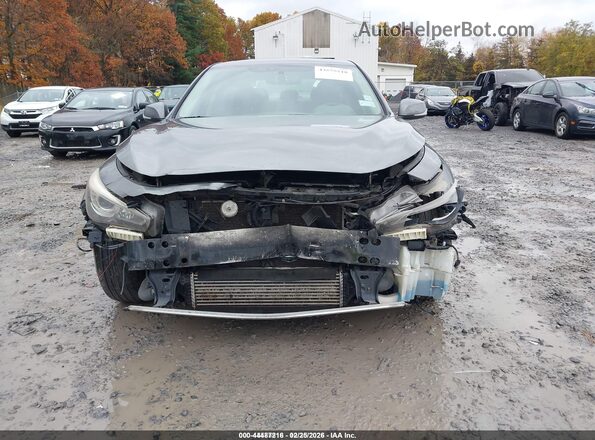 JN1CV7AR9HM681710 2017 INFINITI Q50 Gray Вид задньої частини салону