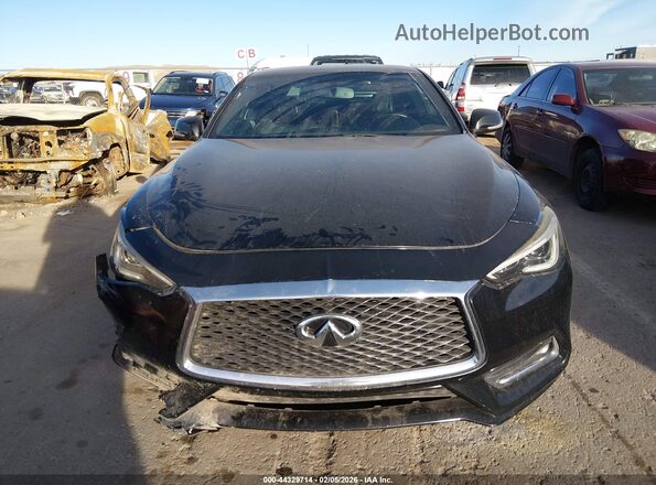 JN1CV7EK2HM110623 2017 INFINITI Q60 Black Instrument cluster view
