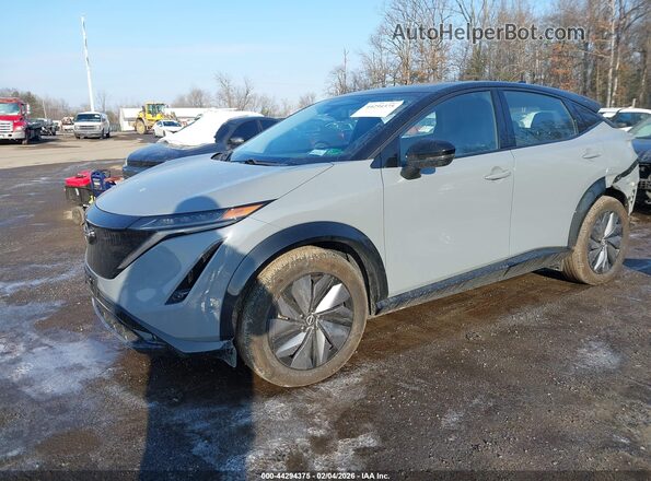 JN1DF0CD1PM703885 2023 NISSAN ARIYA Gray წინა მარცხენა ხედი სამი მეოთხედიდან