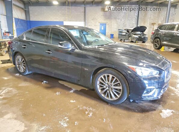 JN1EV7AP0JM355663 2018 INFINITI Q50 Black Delantero derecho