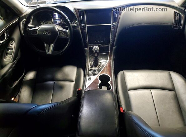 JN1EV7AP0JM355663 2018 INFINITI Q50 Black Vista del salpicadero