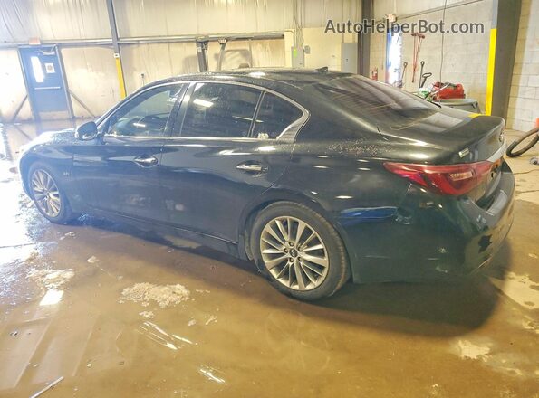 JN1EV7AP0JM355663 2018 INFINITI Q50 Black Trasero izquierdo
