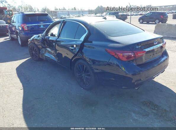 JN1EV7AP0JM357736 2018 INFINITI Q50 Черный Задняя левая четверть