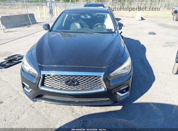 JN1EV7AP0JM357736 2018 INFINITI Q50 Черный Вид панели приборов