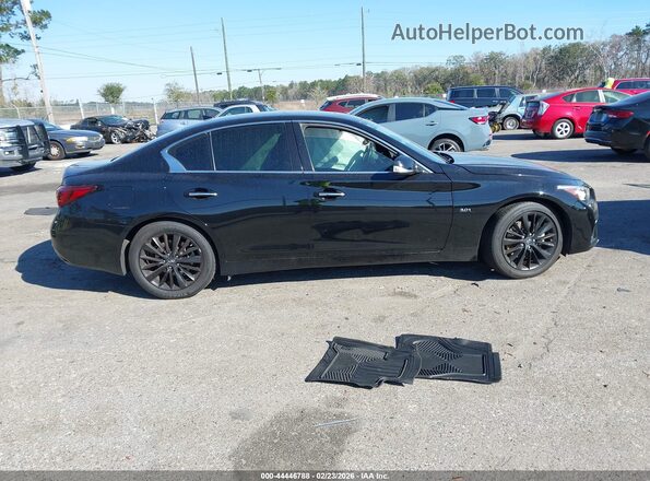 JN1EV7AP0JM357736 2018 INFINITI Q50 Черный Вид щитка приборов