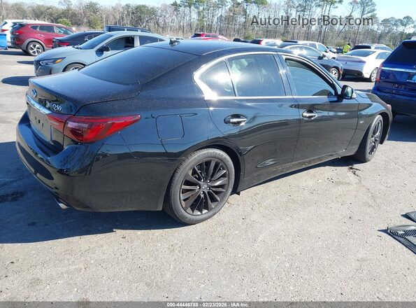 JN1EV7AP0JM357736 2018 INFINITI Q50 Черный Задняя правая четверть