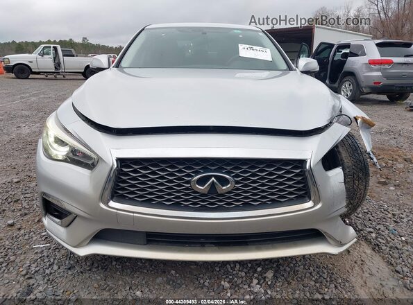 JN1EV7AP1KM518595 2019 INFINITI Q50 Silver 